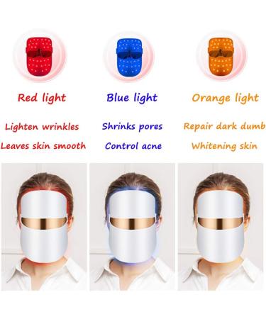 LED Photon Light Therapy Face Mask Spectral Skin Rejuvenation Mask Anti- Wrinkles Whitening Acne Cleaning Mask LED Beauty Face Light Therapy Mask (M2-1) - Buy Online on GoSupps.com