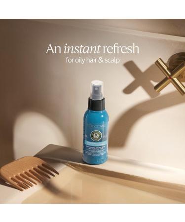 L'OCCITANE Purifying Freshness Dry Shampoo Mist - Aerosol Free Absorbs Sebum Refreshes Hair Effortlessly | International Shipping - Buy Online on GoSupps.com