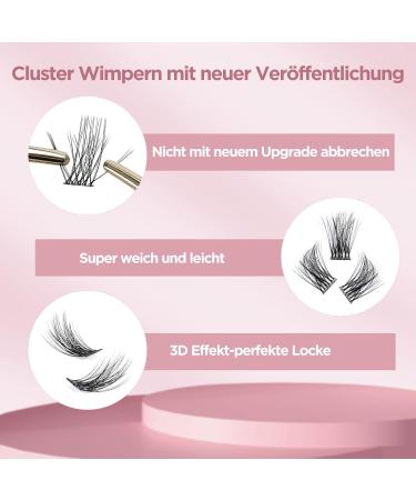 QUEWEL 72 PCs Eyelash Cluster Mix (8-16mm) - Soft Individual False Eyelashes for DIY Extensions | QUH-S019-Mix - Buy Online on GoSupps.com