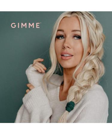GIMME Bands Thick Fit Hair Ties | No Break Microfiber Elastics for Thick Hair | Gentle Hold, No Snagging or Breakage | Black Onyx - Buy Online on GoSupps.com