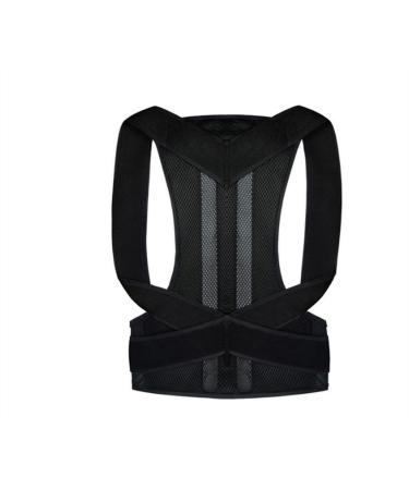 Posture Corrector For Back Clavicle Spine Back Shoulder Lumbar Support Corset Correction Posture pedic belt Men Women (Red XXXXL) Better life Black XX