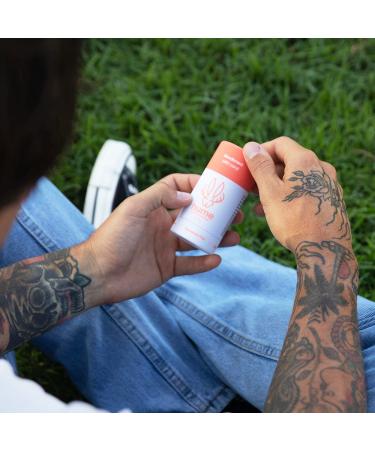 Hume Supernatural Natural Deodorant Aluminum Free | Probiotic | Plant Based | Baking Soda Free | Aloe & Cactus Flower | Anti Sweat & Odor | Wild Coral 1 Pack - Buy Online on GoSupps.com