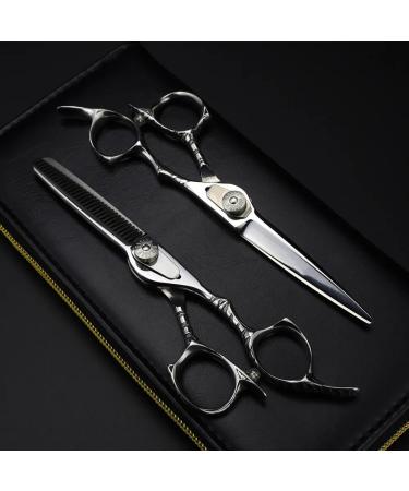Hair Cutting Scissors 6 Inch Professional JP 440c 9cr Steel Upscale Hair Cutting Scissors Haircut Thinning Barber Tools Shears Hairdresser Scissors Set