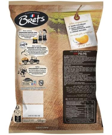 BRET'S WAVY FLAVOURED CHIPS PILI PILI FLAVOUR 125G - BRET'S - PACK OF 5 - Special Offer - Buy Online on GoSupps.com