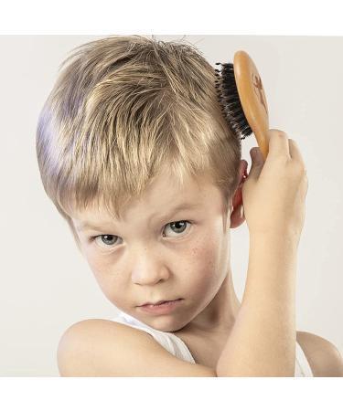 Pocket Mini Travel Boar Bristle Hairbrush for All Hair Types - Smoothing, Detangling, and Adding Shine - Small Size for Men, Women, and Kids - Pack of 1 - Buy Online on GoSupps.com