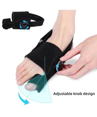 Bunion Corrector with Toe Spacers | KissDate Adjustable Big Toe Straightener for Women | Effective Bunion Relief & Correction - Buy Online on GoSupps.com