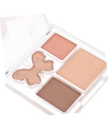 Baluue 2pcs Plastic Eye Shadow Plate Pink Eyeshadow Palette Organiser Eyeshadow Glitter 6.50X6.50X1.00CMx2pcs Multix2pcs - Buy Online on GoSupps.com