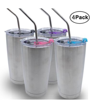 IHUIXINHE Double Hole 20 oz Tumbler Replacement Lid - Spill Proof & Splash Resistant for Rambler, Ozark Trail - Straw Friendly - Buy Online on GoSupps.com
