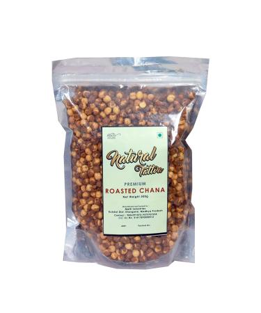 Natural Tattva Roasted Chana chilli garlic Bhuna Chana Roasted Masala Chickpeas (300gm Pack of 1)