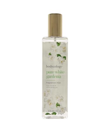 Bodycology Pure White Gardenia Fragrance Mist for Women 8 oz - Refreshing Floral Scent Long-Lasting Body Spray Modern 8 Fl Oz (Pack of 1)