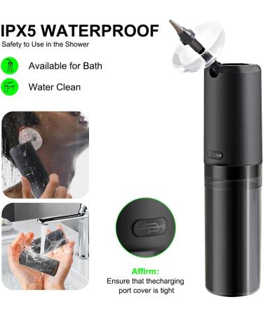 Buy Electric Ear Wax Removal Kit - LED Display 4 Pressure Settings Waterproof Ear Cleaner for Safe Ear Irrigation - Fast International Shipping - Buy Online on GoSupps.com