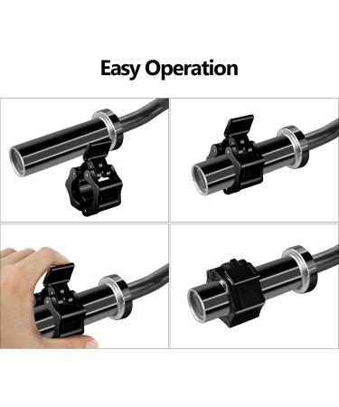 AMDZGLB 30mm Dumbbell Clamps - 4-Piece Quick Closure Set for Fitness & Weightlifting - Buy Online on GoSupps.com