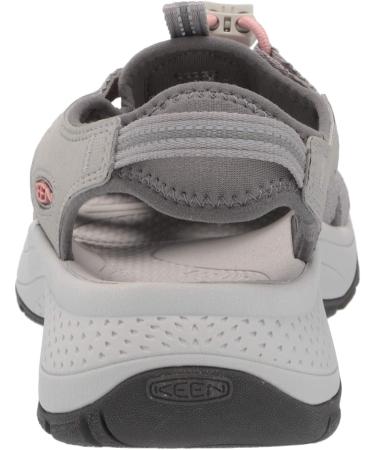 KEEN Women's Astoria West Closed Toe Sandals 9 - Grey/Coral | Comfort and Style - Buy Online on GoSupps.com