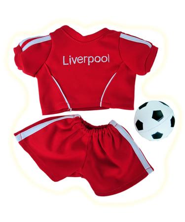 Liverpool Soccer Outfit Teddy Bear Outfit (16")