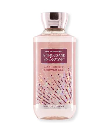 Bath and Body Works A Thousand Wishes Shea Butter + Vitamin E Shower Gel  10 Ounce Aloe Vera 10 Fl Oz (Pack of 1)