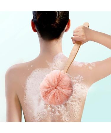 JulaJuyo Shower Back Scrubber Loofah Set with Long Handle Body Brush & Bath Sponge - Exfoliating Shower Tool for Men, Women & Elderly - Buy Online on GoSupps.com