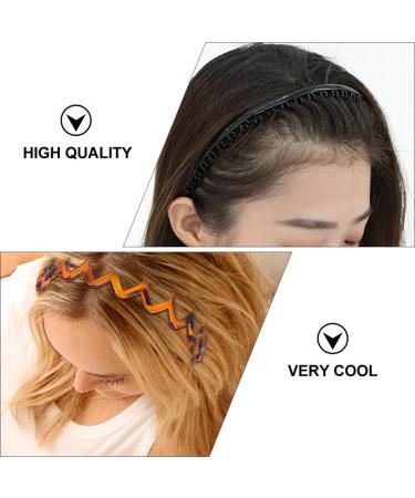 Beaupretty 6PCS Elastic Wavy Toothed Hairband Set - Hair Comb Headband for Women Men - Buy Online on GoSupps.com
