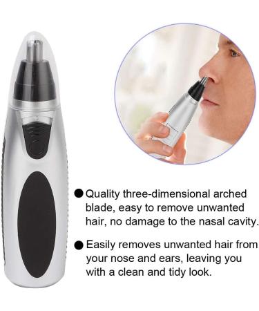 Nose Hair Trimmer - Professional Painless Grooming Tool for Men & Women | Eyebrow & Facial Hair Clipper with Transparent Protective Cover - Buy Online on GoSupps.com