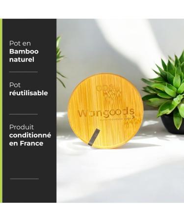 Pure Shea Butter Wangoods 180 g - 100% Natural Native to Atacora Benin No Additives or Preservatives Eco-friendly Bamboo Pot - Buy Online on GoSupps.com