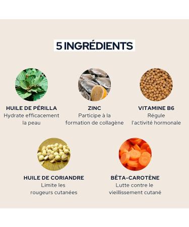 EPYCURE - Anti-Blemish Gummies without Sugars - 99% Natural - Maintains Healthy Skin Reduces Acne Regulates Sebum Nettle Vitamin B6 Zinc - 1 Month - Vegan - Made in France - Buy Online on GoSupps.com