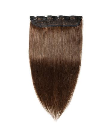 Elailite Clip In Extensions - Real Human Hair 45cm 50g #04 Medium Brown - Full Head 3/4 Hairpiece - Buy Online on GoSupps.com