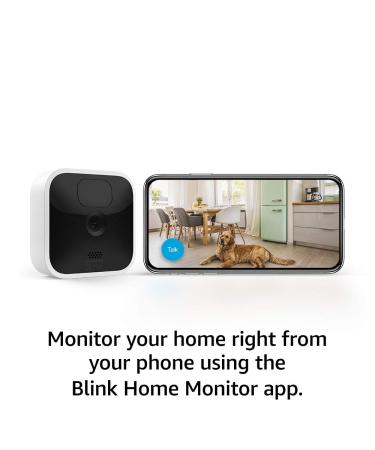 Blink Indoor | Wireless HD security camera with two-year battery life motion detection two-way audio Alexa enabled Blink Subscription Plan Free Trial | 1-Camera System - Buy Online on GoSupps.com