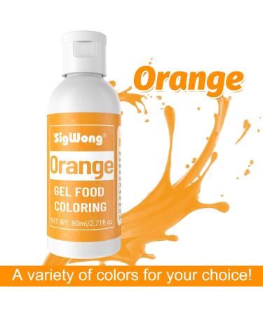 Gel Food Coloring - 80ml Orange Gel Based Food Dye Vibrant Tasteless Concentrated Food Coloring for Cake Cookie Decorating Easter Egg Icing Fondant Baking Macaron - 2.71 Fl.Oz Bottles (Christmas) - Buy Online on GoSupps.com
