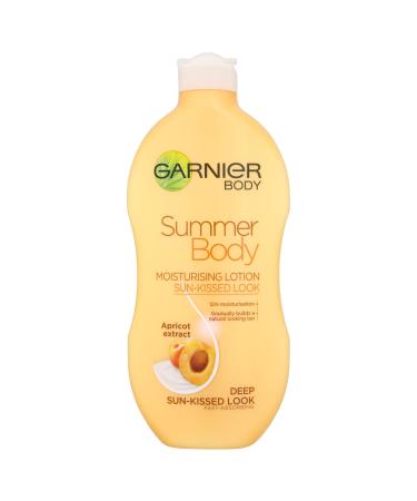 Garnier Summer Body Gradual Tan Moisturiser Deep 400ml - Vegan Formula for Radiant Sun-Kissed Glow 24 Hour Hydration Suitable for Face & Body - Buy Online on GoSupps.com