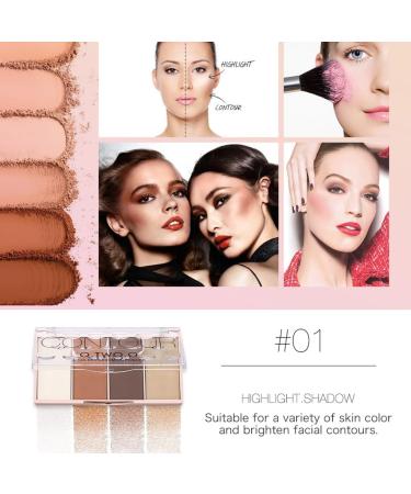  Allayu Multifunctional Facial Grooming Powder Cheek Blush Makeup Cosmetic Presents Supplies for Professional Beginner Type 1 - Buy Online on GoSupps.com