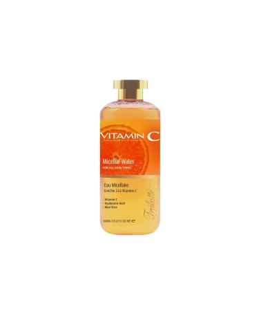 ARGANICARE | Toning Micellar Water | Enriched with Vitamin C and Vitamin B5 | Deeply Cleanses and Refreshes the Skin | Beautiful, Fresh and Toned Skin | Made in France | 500ML