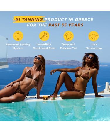 Carroten Turbo Tan Intensifier | Tanning Primer for Fast Long-lasting Results | Deep Tanning Spray Lotion for Face & Body | Quick-Drying, Lightweight Hydration | Made in Greece | 5 oz - Buy Online on GoSupps.com