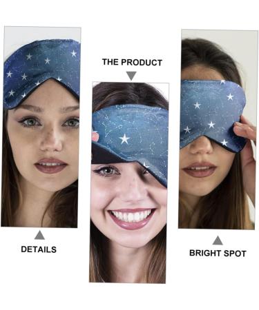GLEAVI 3Pcs Elastic Band Sleep Eye Mask Set for Men and Women - Peach Skin Goggles with Cartoon Design for Ultimate Comfort and Restful Sleep - Buy Online on GoSupps.com