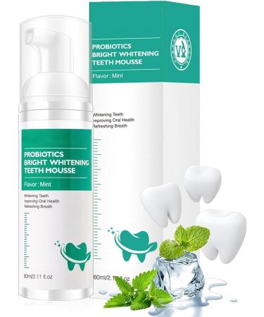 Lenaro Probiotics Teeth Mousse - Bright Whitening & Refreshing Breath | Herbal Deep Cleaning Oral Care (1PC) - Buy Online on GoSupps.com