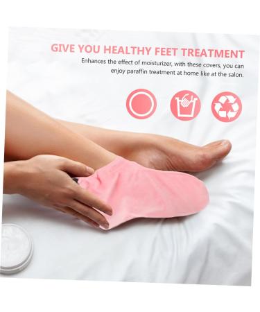 minkissy 2 Pairs Wax Therapy Warm Foot Cover Foot Paraffin Wax Paraffin Booties Paraffin Wax Cover Grooming Glove Paraffin Mitts and Booties Pedicure Bath Liners Foot Care Products Cotton - Buy Online on GoSupps.com