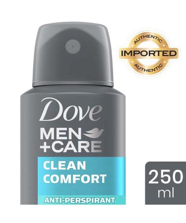 Dove Men Deodorant Clean Comfort 48H Protection Anti Perspirant - 8.45 oz (Pack of 6) - Buy Online on GoSupps.com