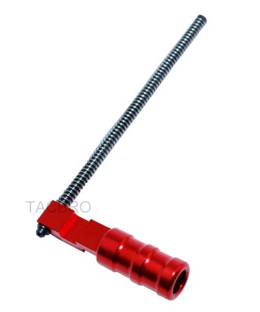 TACBRO Anodized Red 10-22 Aluminum Handle Assembly