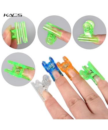 KADS Nail Extension Clips 5pcs - C Curve Pinching Clips for Acrylic Nails - Professional Multi-functional Clamp (Clear) - Buy Online on GoSupps.com