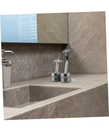 Buy PopetPop 2 STK Metal Razor Organizer - Durable Aluminum Alloy Shaving Stand for Travel & Home Use - Buy Online on GoSupps.com