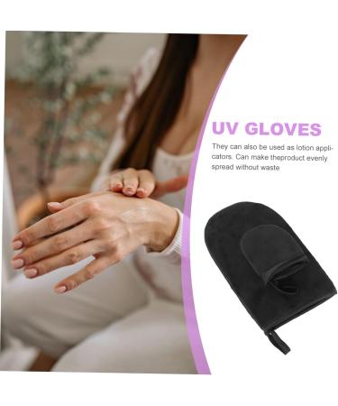 Healeved 1 Set Tanning Gloves Sunless Tanning Mittens Lotion Gel Nails Nail Art Protector Nail UV Nail Gloves Back Tanning Mitt Gel Nail Gloves Hand Painted Nail Supplies Pe - Buy Online on GoSupps.com