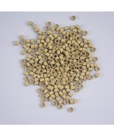 500 Pieces 5mm Blonde Micro Rings Silicone Links for Hair Extensions - Premium Quality Bead Set - Buy Online on GoSupps.com
