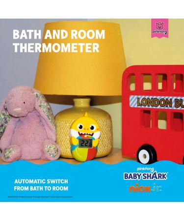 Baby Shark Bath Thermometer - LCD Digital Display for Quick 10 Second Response Time, Ideal for Babies and Children's Bath Temperatures - Suitable for the Whole Family - Buy Online on GoSupps.com