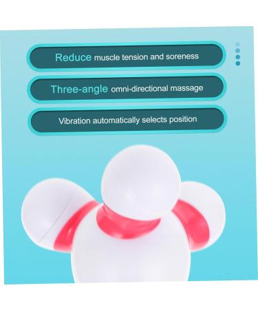 PLAFOPE Body Massager - 1 Piece Massage Instrument 9.5x9.5cm - Red | International Shipping Available - Buy Online on GoSupps.com