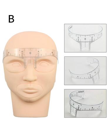 Symmetrical Balance Tattoo Eyebrow Ruler and Nose Positioning Stencil for Microblading - Grooming and Measurement Tools - Buy Online on GoSupps.com