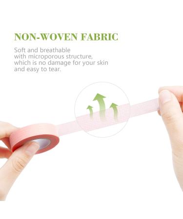 24 Rolls Eyelash Tape - Breathable Fabric Adhesive for Lash Extensions | 0.5 Inch x 10 Yards | Green Pink Purple Blue - Perfect for Grafting & Makeup - Buy Online on GoSupps.com