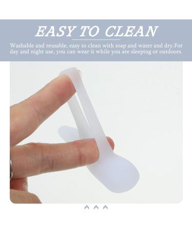 SUPVOX 4 Pairs Silicone Hammer Toe Pads - Toe Curl Corrector & Mallet Toe Relief for Women | International Shipping - Buy Online on GoSupps.com