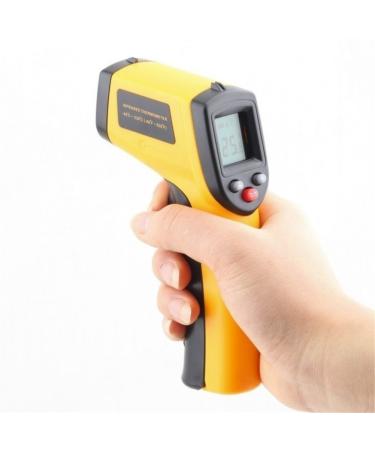 GS LCD Laser Digital IR Infrared Thermometer Handheld Temperature Meter Gun -50 380 C Non-Contact Thermometer