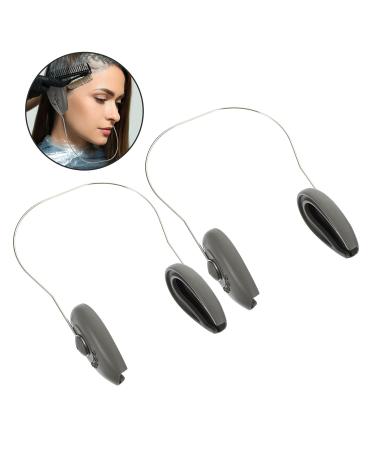 Baked Oil Silicone Hair Dye Cap 2pcs with Ear Protectors - Black 20X14.2CM - Buy Online on GoSupps.com