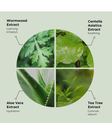 Shop Original Herb Wormwood Sheet Mask 5EA | Hydrating 23ml (0.78 fl. oz.) | International Shipping Available - Buy Online on GoSupps.com