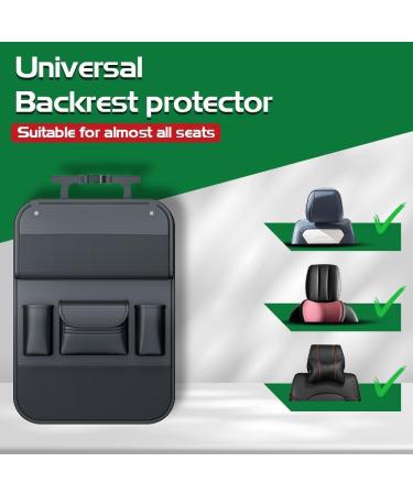 Ruucy 2-Piece Car Organizer for Kids - Waterproof Back Seat Kick Mats with Table Hooks & Glasses Frames - Buy Online on GoSupps.com