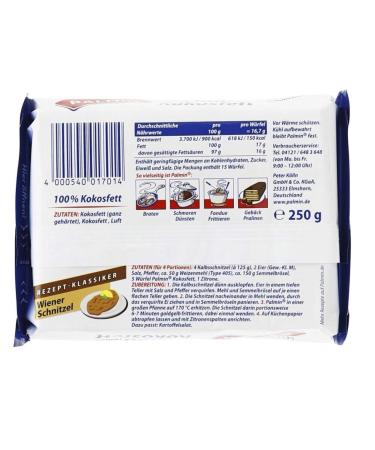Palmin Coconut Fat 250g (8.8oz) - Pack of 2 | Premium Quality Coconut Fat - Buy Online on GoSupps.com